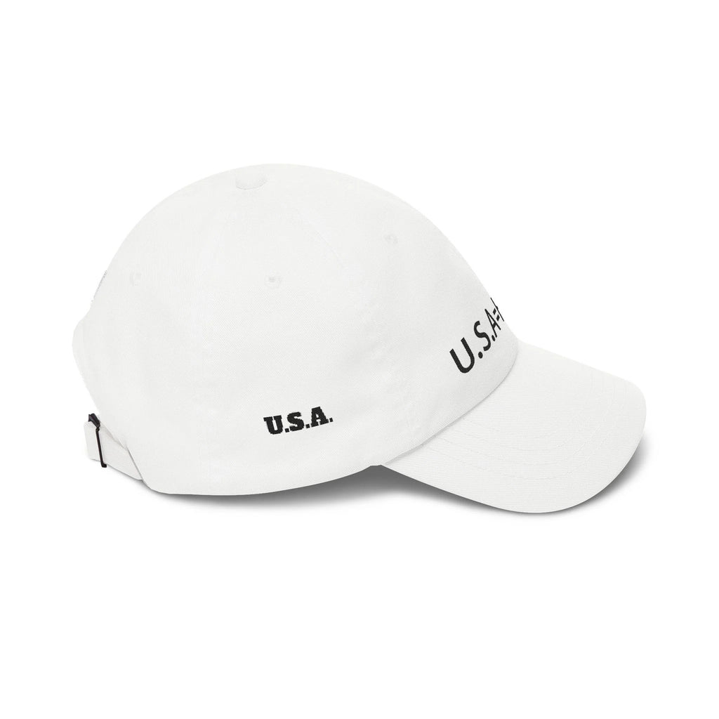 U.S.A=HOME Cap | Embroidered Unisex Hat, Patriotic Baseball Cap
