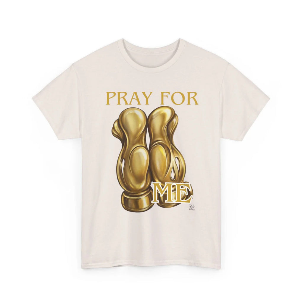 Pray For Me Gold Mikki Edtion Urban City Swag Unisex Heavy Cotton Tee by GT