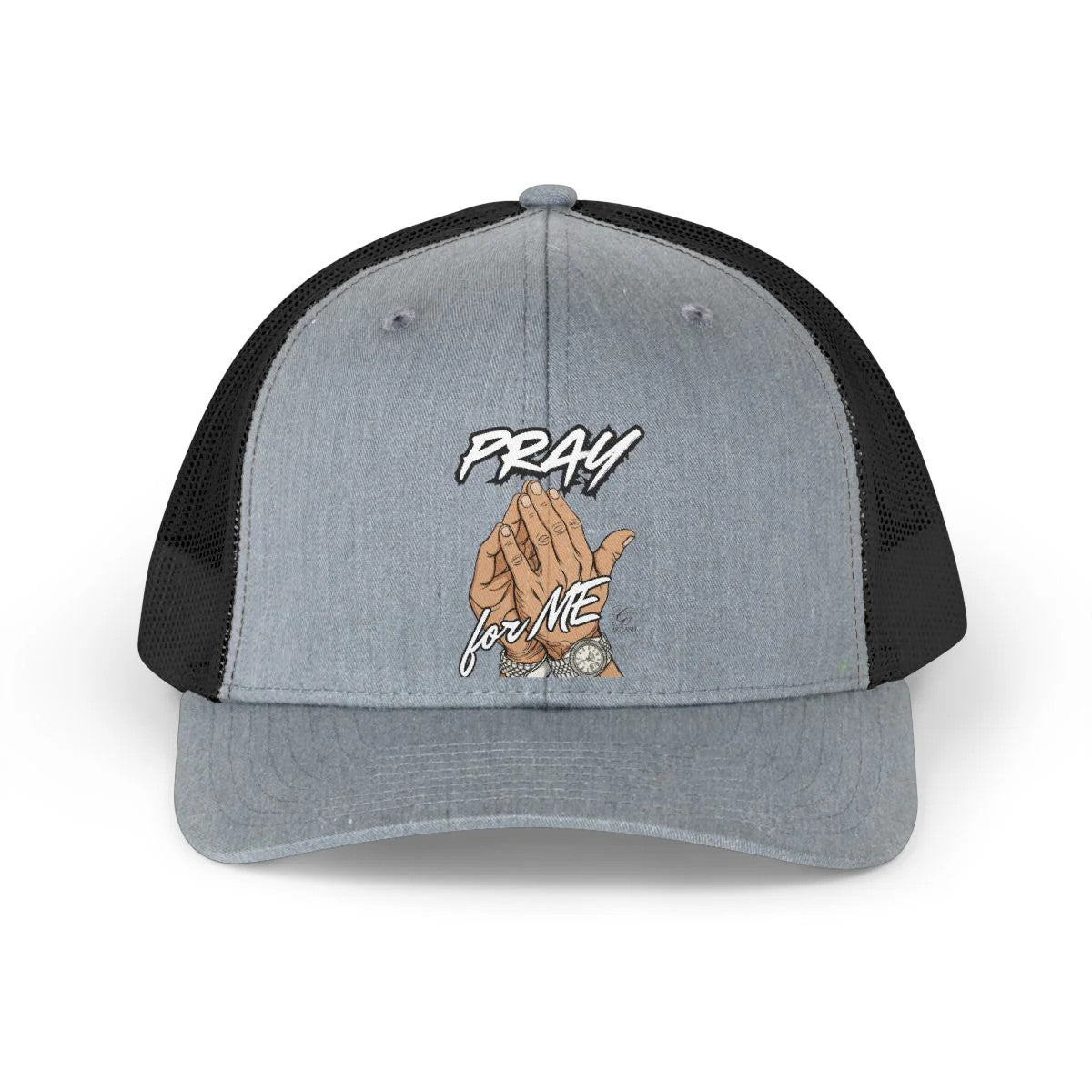 Pray For Me Classic Designer Trucker Retro Hat by GT Artland