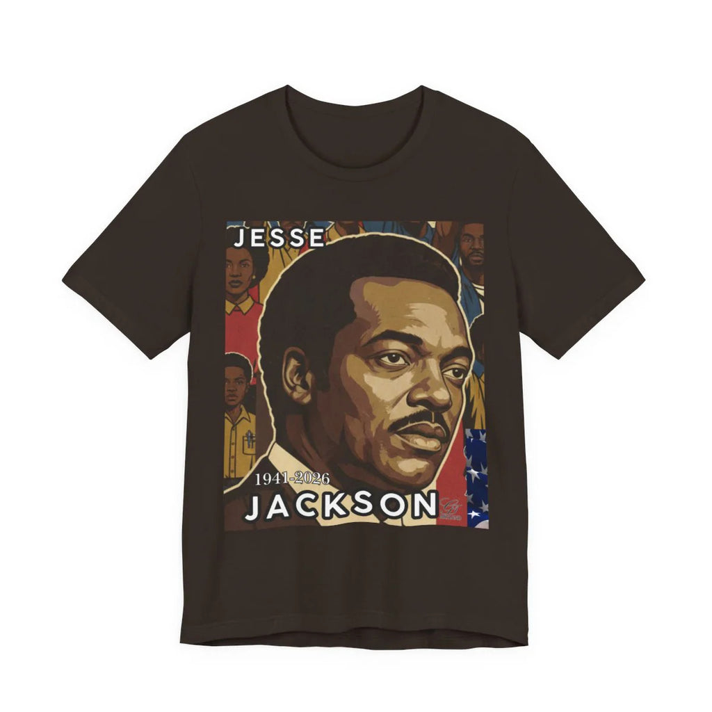 Historical Jesse Jackson Legacy Tribute with Titled 1941-2026 Afro Style Unisex