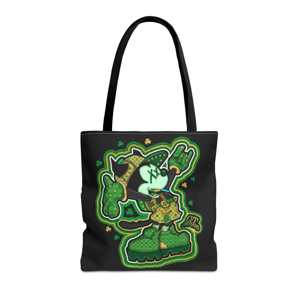 "Lucky Art" Urban Shamrock Designer Mickey Graffiti Splash St. Patrick Theme