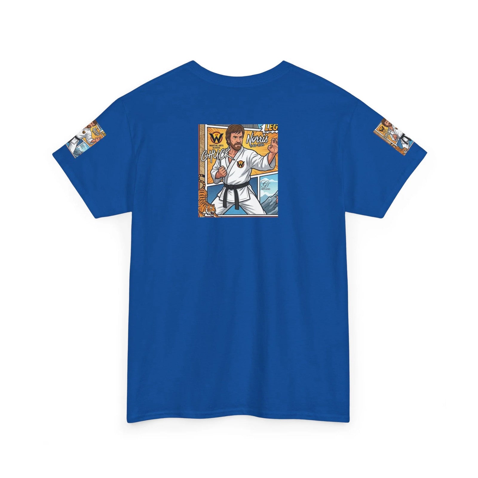 Chuck Norris Legend Karate Master Illustration Tee | Martial Arts Graphic