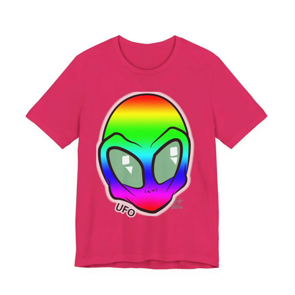 Rainbow UFO Martian 3i Atlas Edition Unisex Jersey Short Sleeve Tee by GT