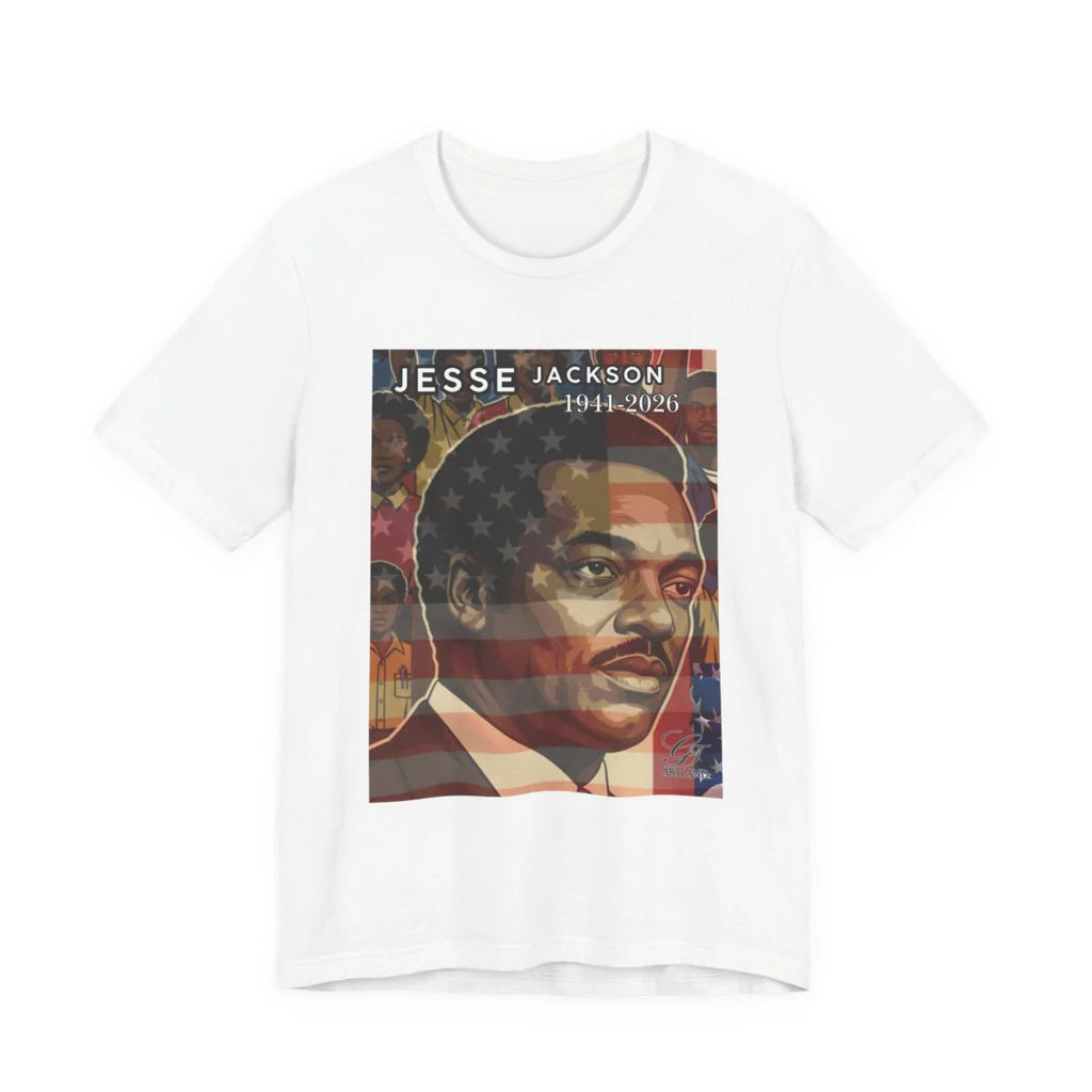 Historical Jesse Jackson Legacy Tribute American PRIDE 1941-2026 Afro Style