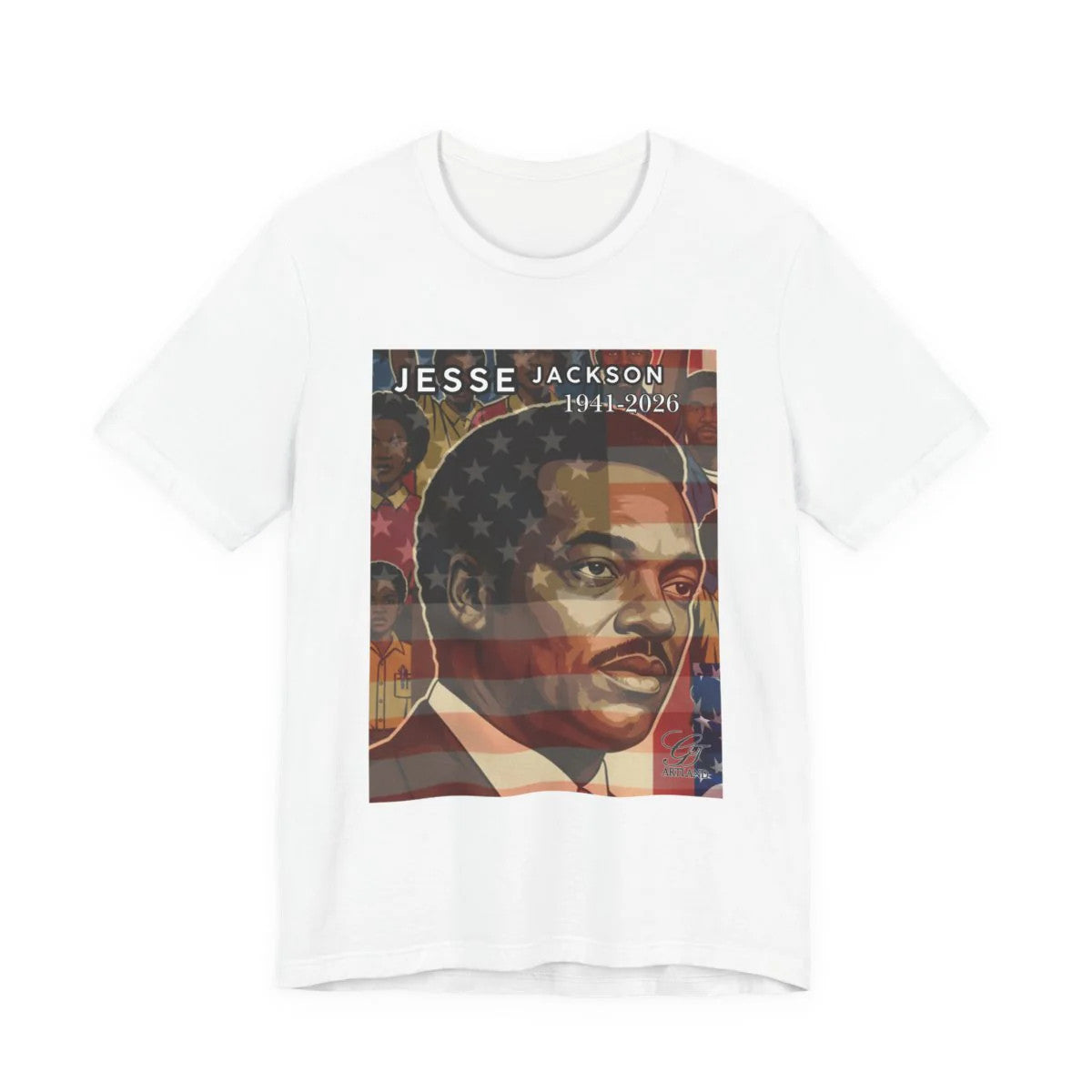 Historical Jesse Jackson Legacy Tribute American PRIDE 1941-2026 Afro Style