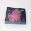 Peaceful BABY PINK DUCK Painting 20 X 16 In Collectors Canvas 1 Of 1