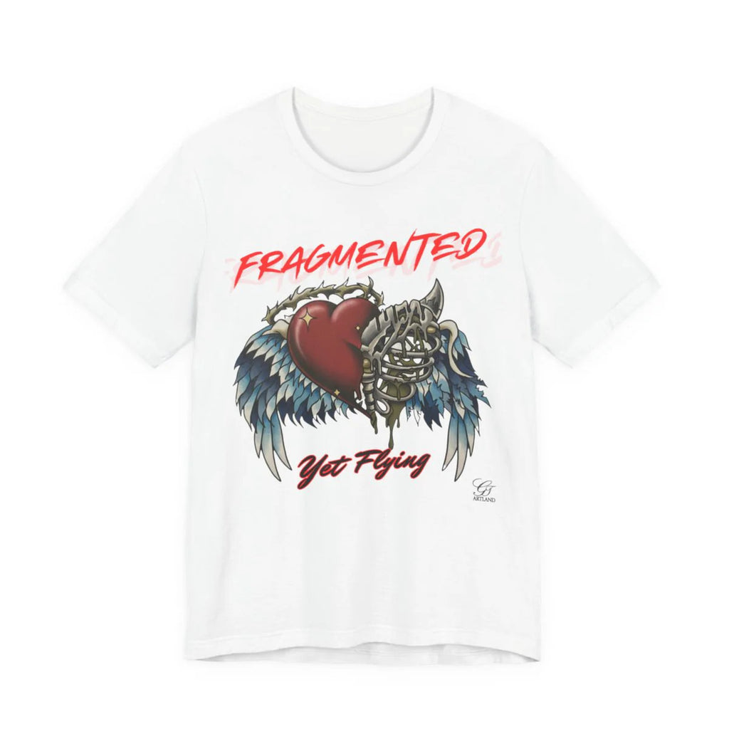 Fragmented Yet Flying Motivational Unisex Jersey Short Sleeve Tee