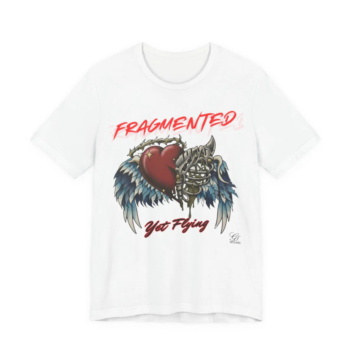 Fragmented Yet Flying Motivational Unisex Jersey Short Sleeve Tee