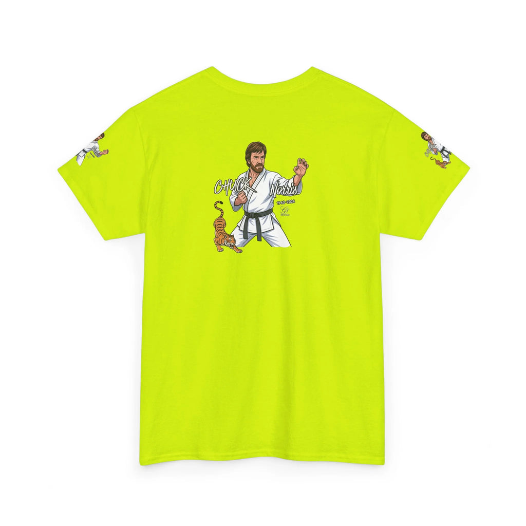 Chuck Norris Karate Pose T-Shirt | Tiger Illustration, Martial Arts Tee by GT