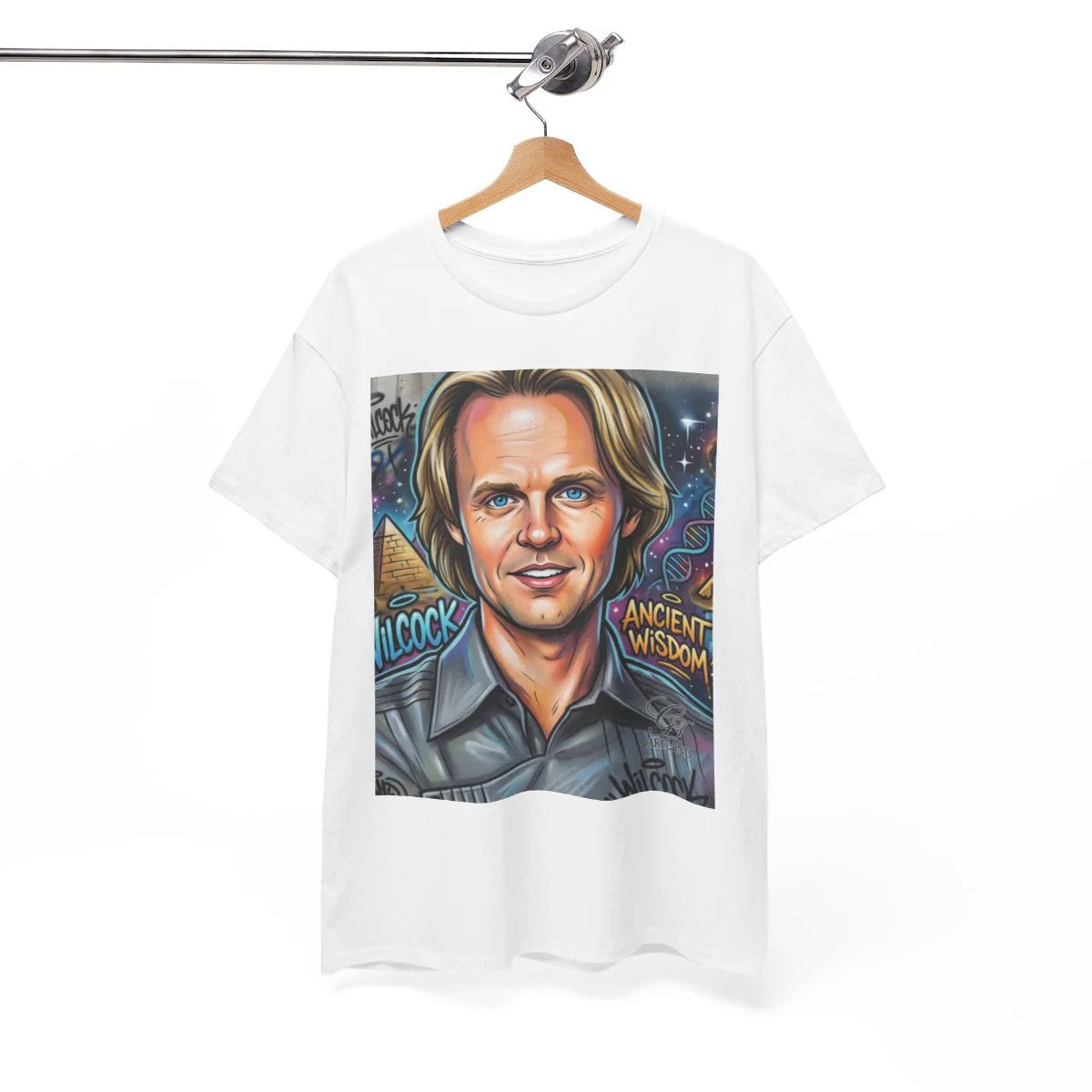 David Wilcock Legendary Urban Graphic Unisex Heavy Cotton Tee by GT Artland