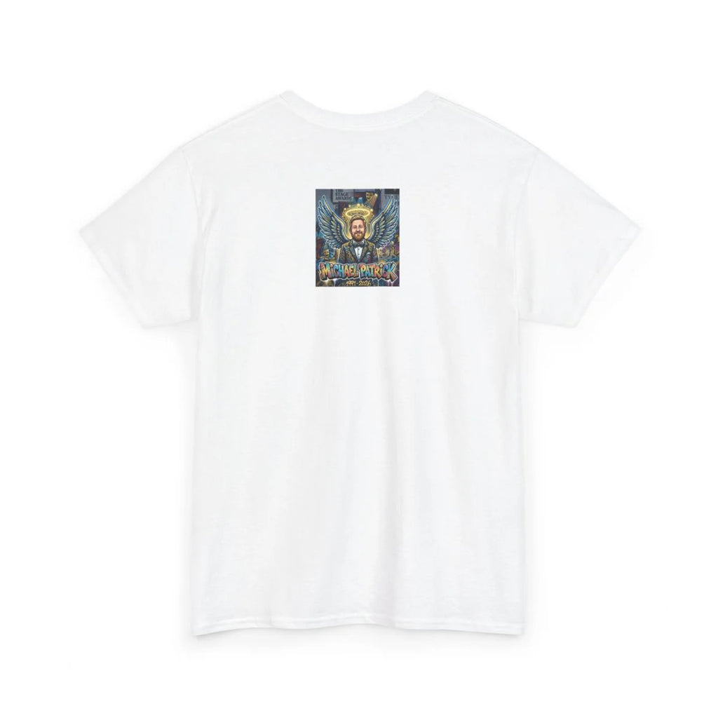 Michael Patrick Tribute Urban Angel Style Designer Unisex Heavy Cotton Tee by
