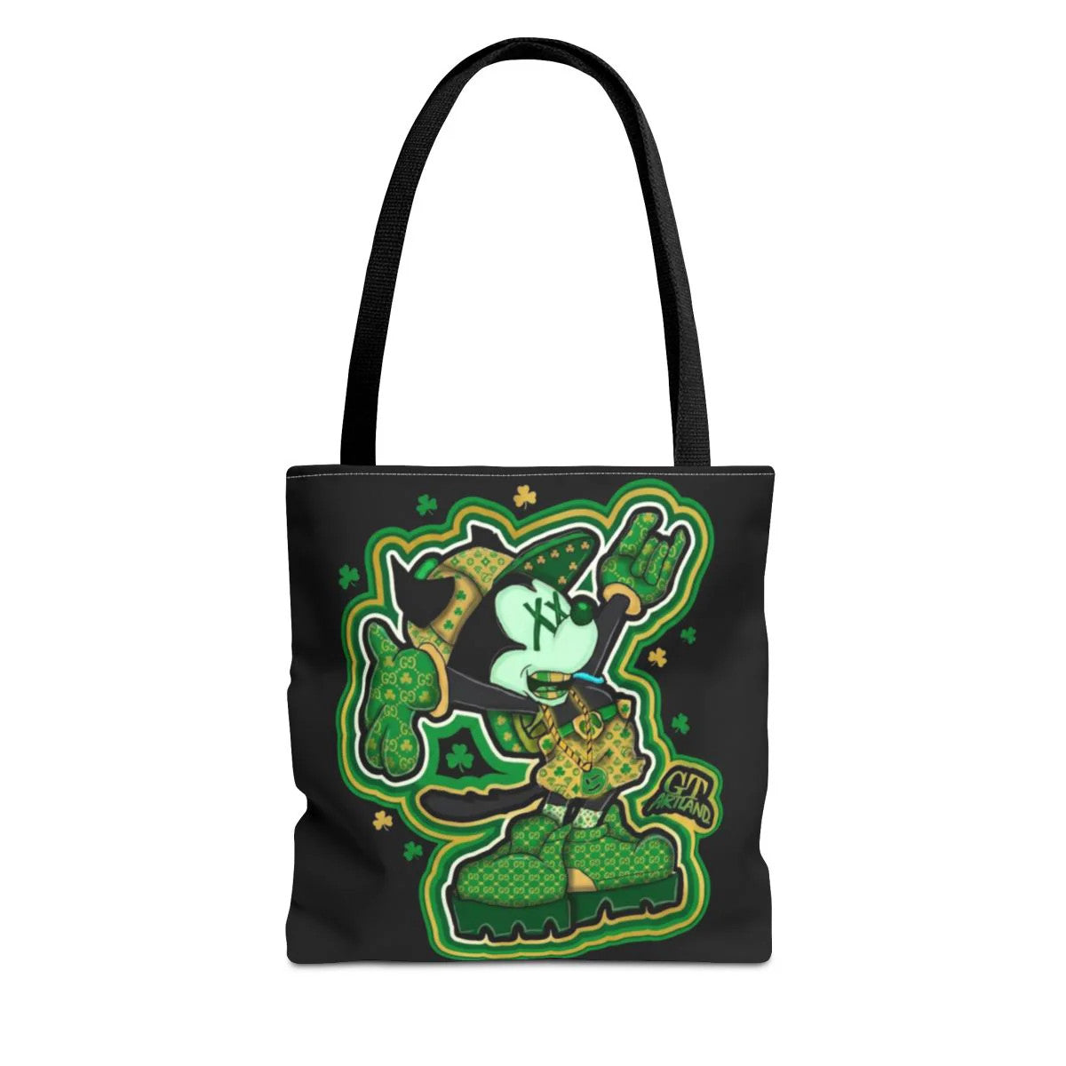 "Lucky Art" Urban Shamrock Designer Mickey Graffiti Splash St. Patrick Theme