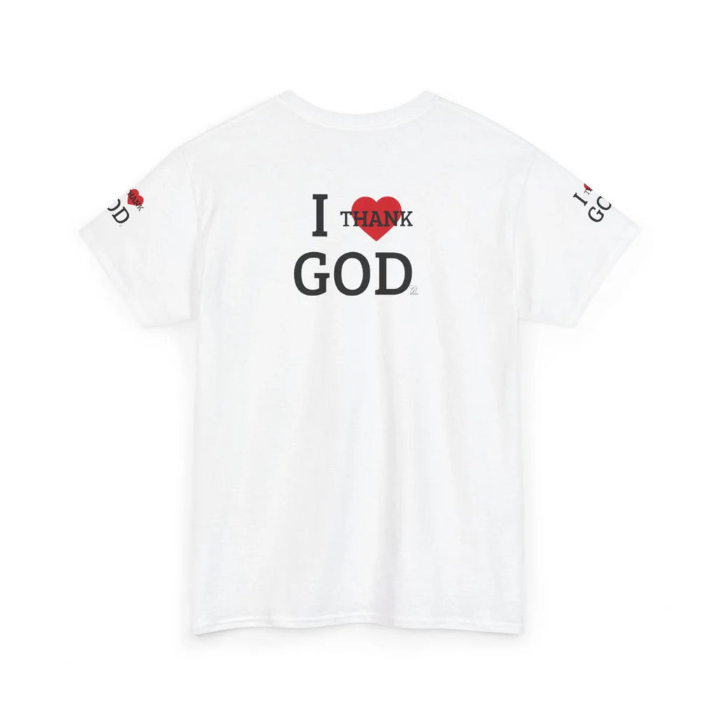 I Thank God Unisex Heavy Cotton Tee by GT Artland