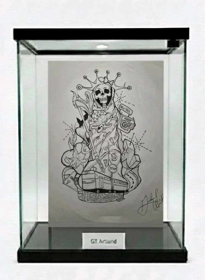 Statue Of Imprisonment Original Collection 11x8.5 SIGNED BY ARTIST GT ARTLAND