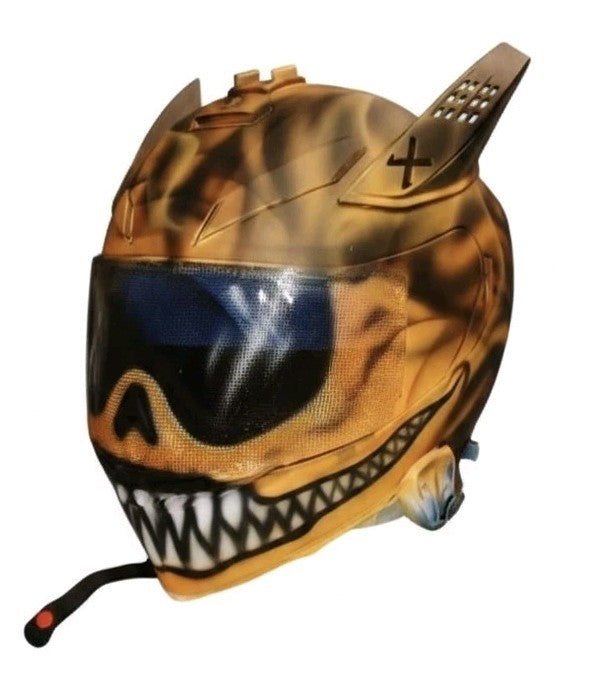 Demon GT Customized Motorcycle Full Face Helmet with Bluetooth by GT Artland
