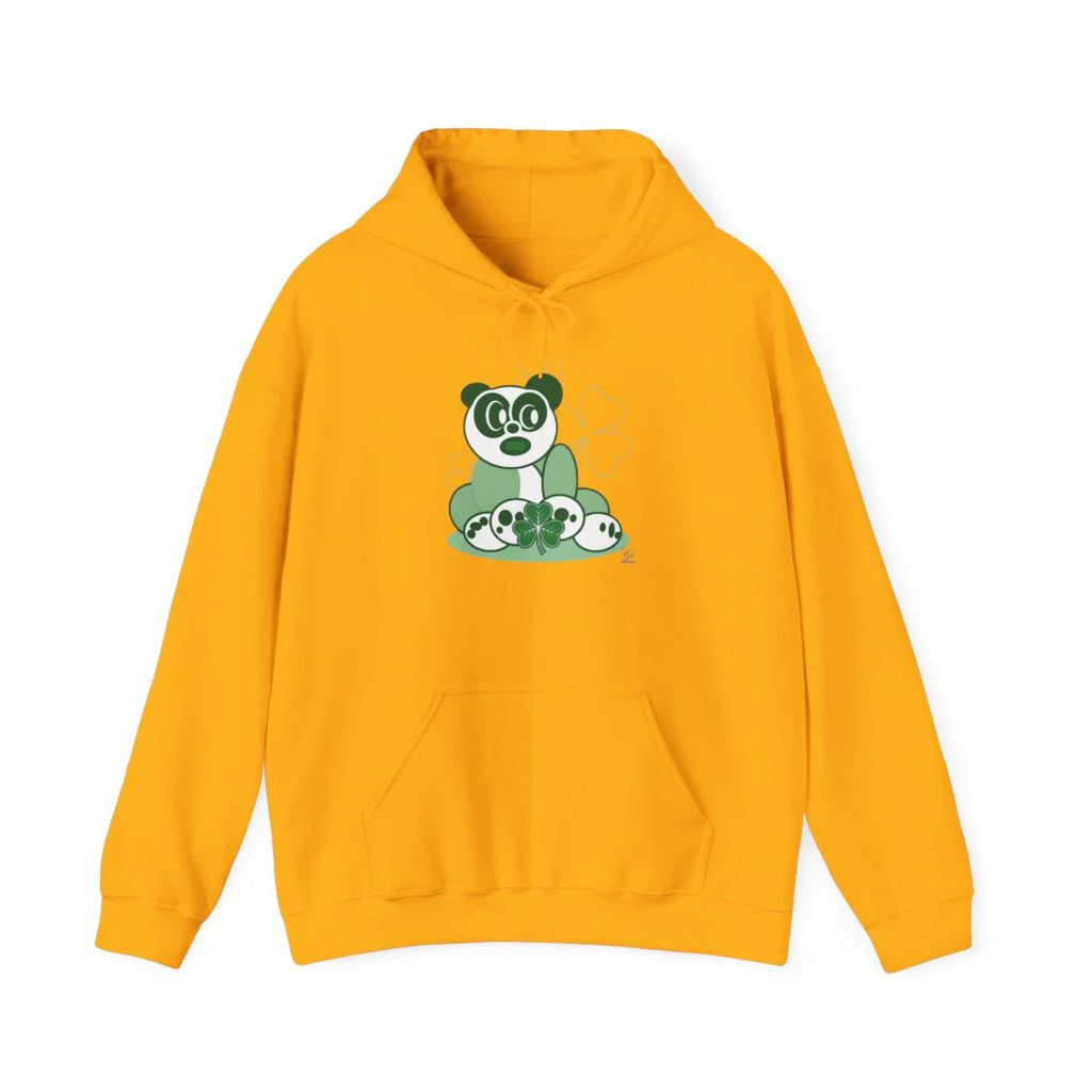 Green PAnda Urban Style Shamrock St PAtricks Theme Unisex Heavy Blend™ Hooded