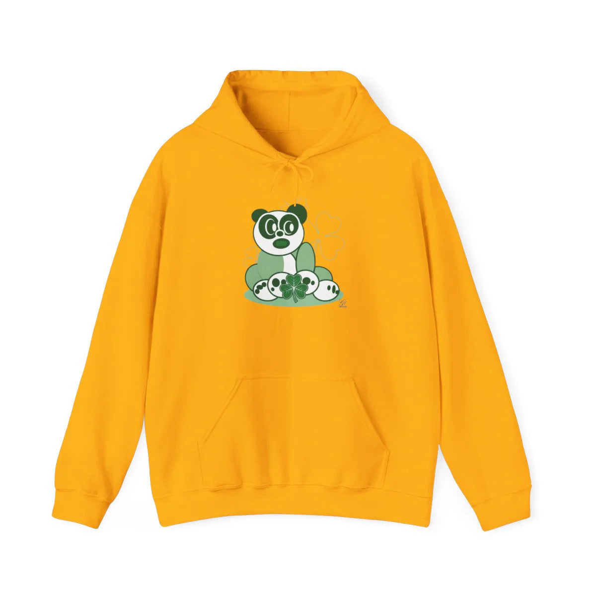 Green PAnda Urban Style Shamrock St PAtricks Theme Unisex Heavy Blend™ Hooded