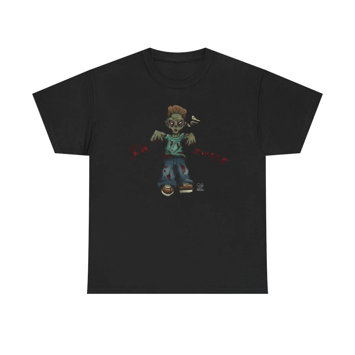 Im a Zombie Urban Toon Unisex style Heavy Cotton Tee BY GT ARTLAND