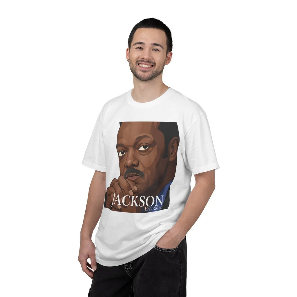 Jesse Jackson Memorial Unisex Garment-Dyed T-shirt by GT Artland