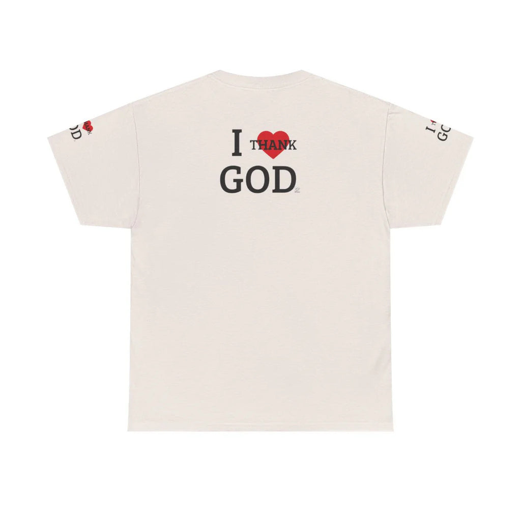 I Thank God Unisex Heavy Cotton Tee by GT Artland
