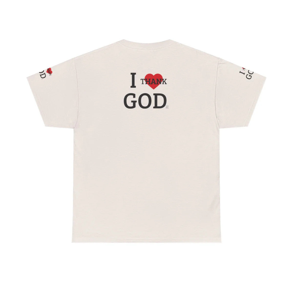 I Thank God Unisex Heavy Cotton Tee by GT Artland