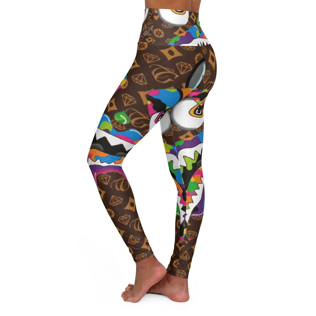 Gape Designer Swag High Waisted Yoga Leggings by GT Artland