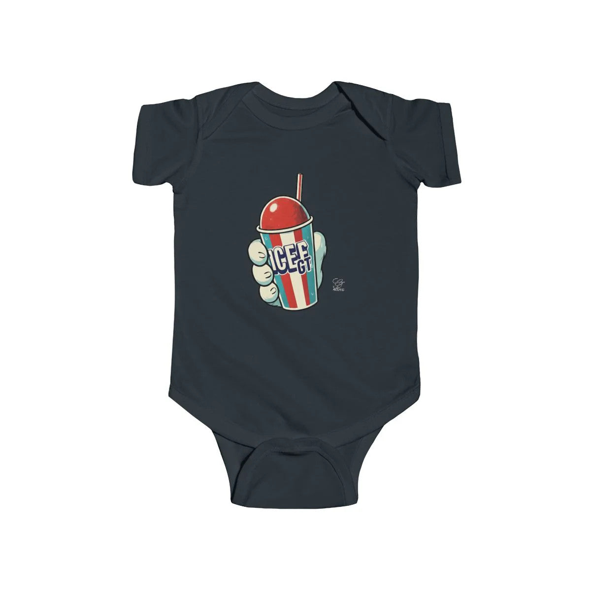 ICEE GT Water ice Art Infant Fine Jersey Bodysuit by GT Artland