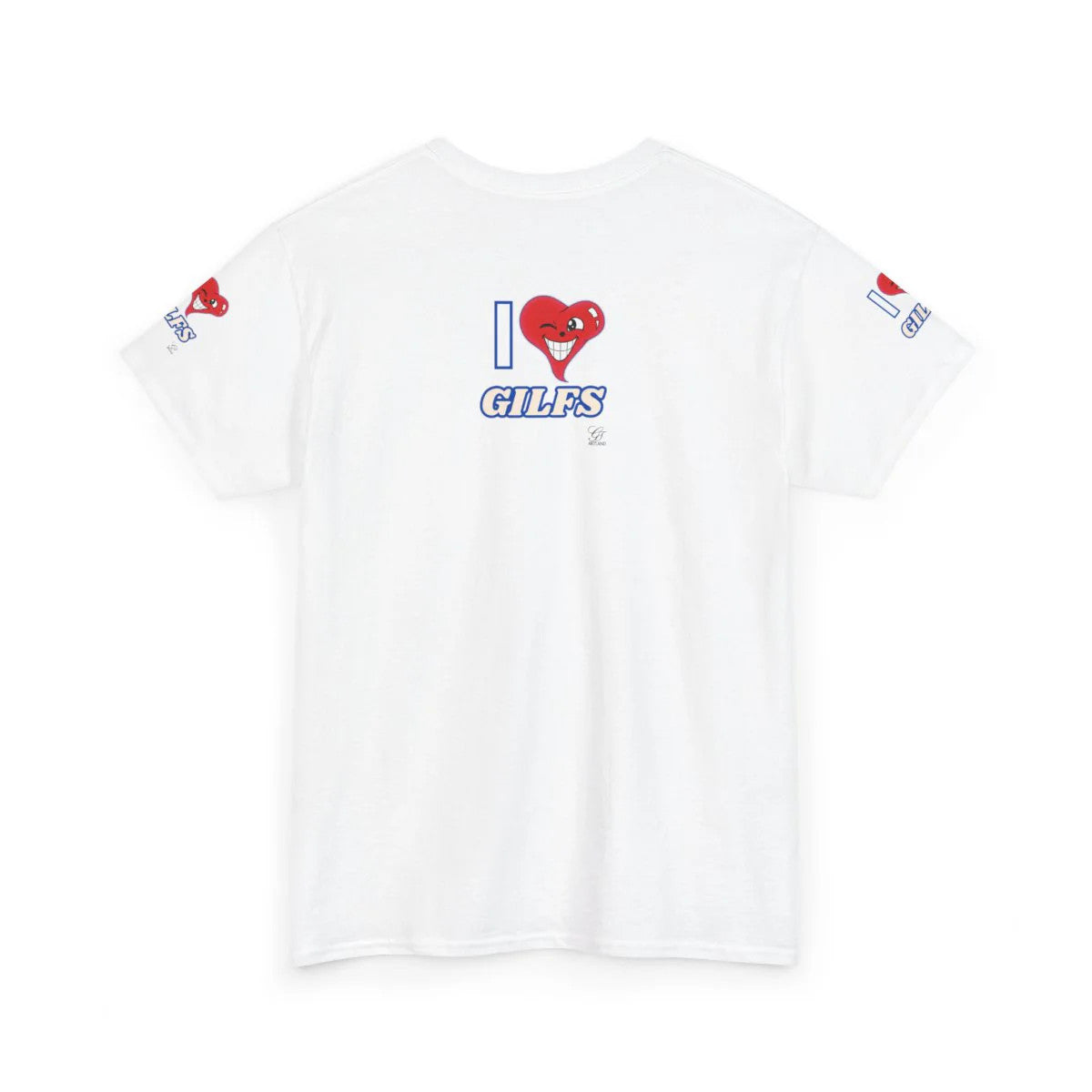I LOVE Heart GILFS Designer Heart Unisex Heavy Cotton Tee by GT Artland