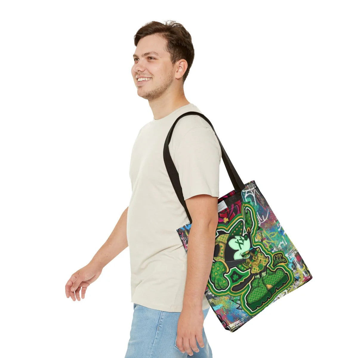 Designer Mouse Urban Legend Splash Tote Bag Designer | All-Over Print by GT