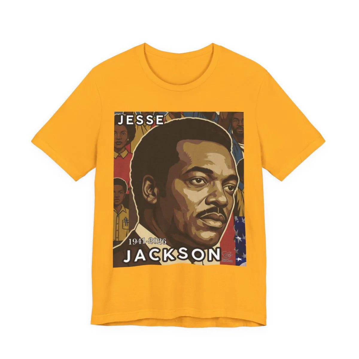 Historical Jesse Jackson Legacy Tribute with Titled 1941-2026 Afro Style Unisex
