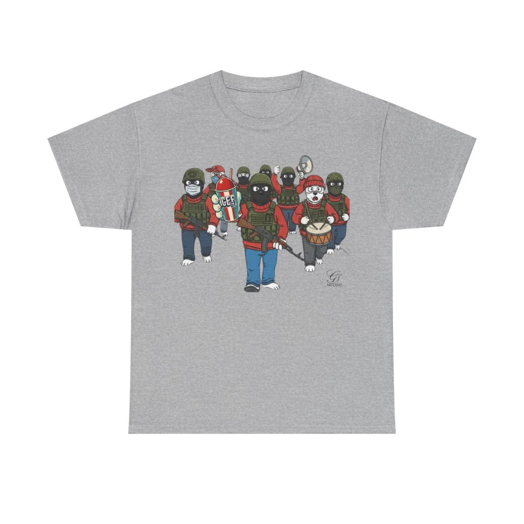 ICE Protesting Unisex Heavy Cotton Tee BY GT ARTLAND