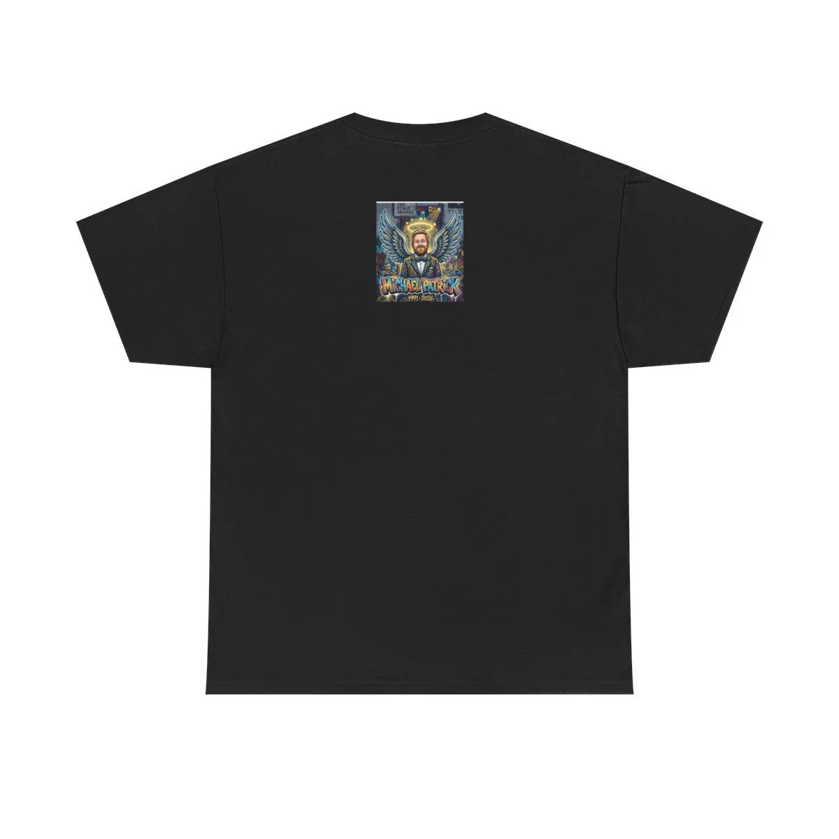 Michael Patrick Tribute Urban Angel Style Designer Unisex Heavy Cotton Tee by