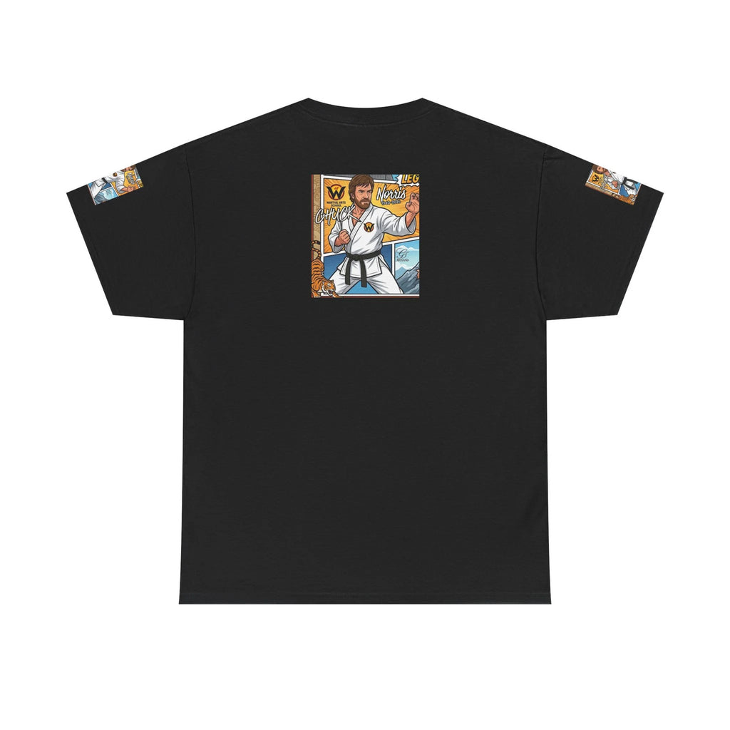 Chuck Norris Legend Karate Master Illustration Tee | Martial Arts Graphic