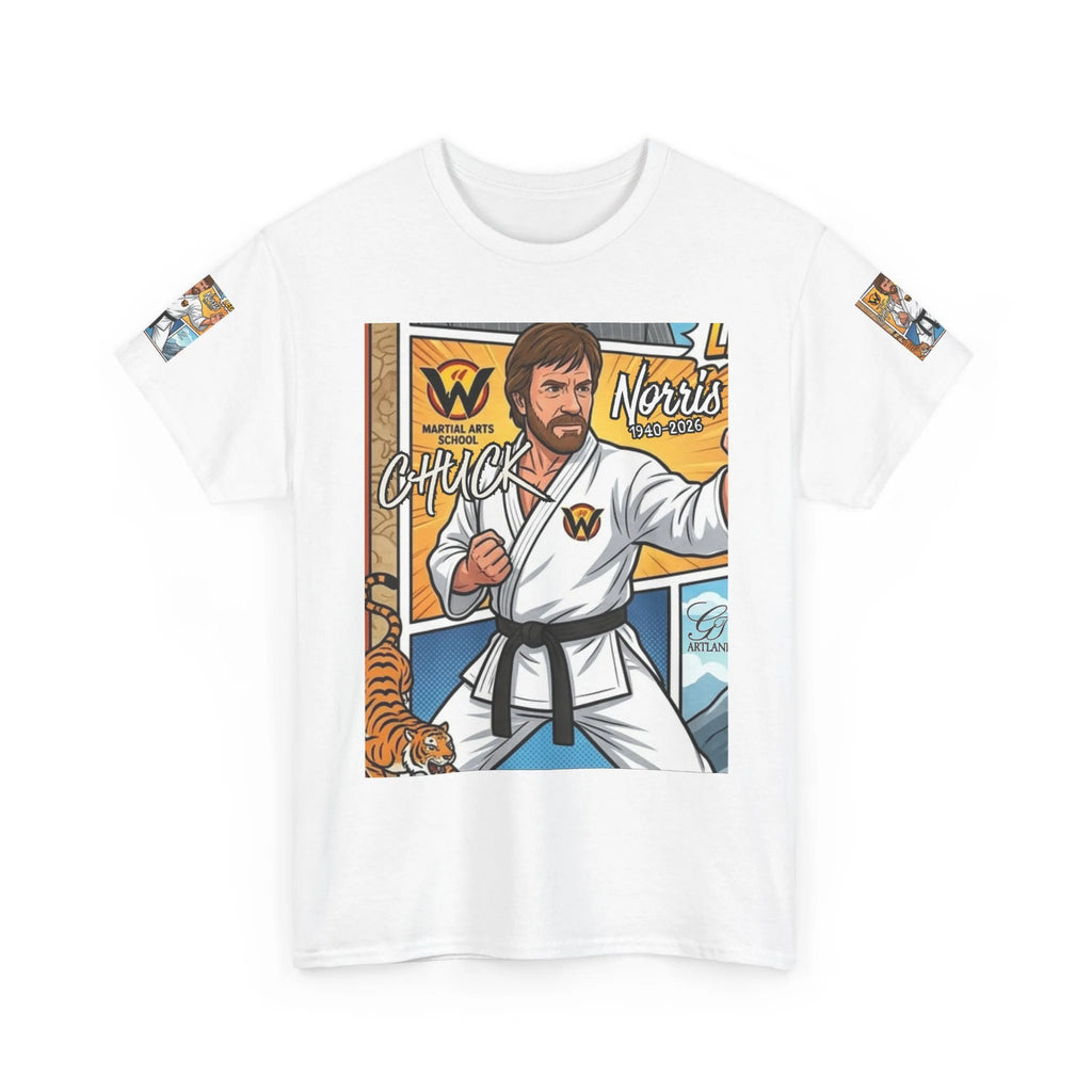 Chuck Norris Legend Karate Master Illustration Tee | Martial Arts Graphic