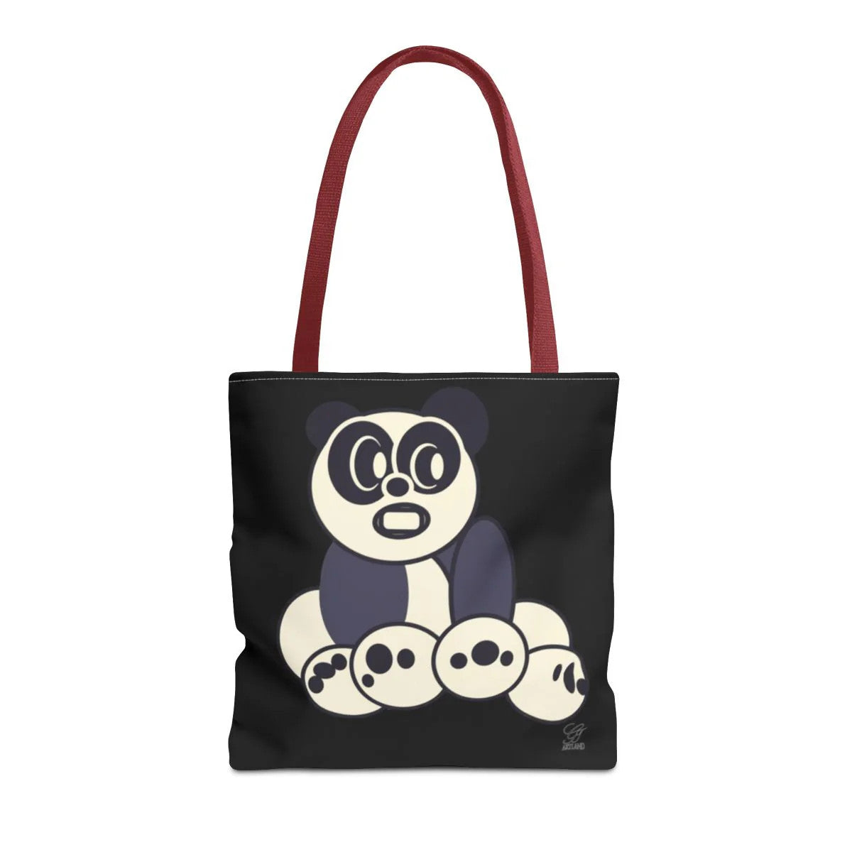 Urban Panda GT Blackout Designer Tote Bag Designer | All-Over Print by GT