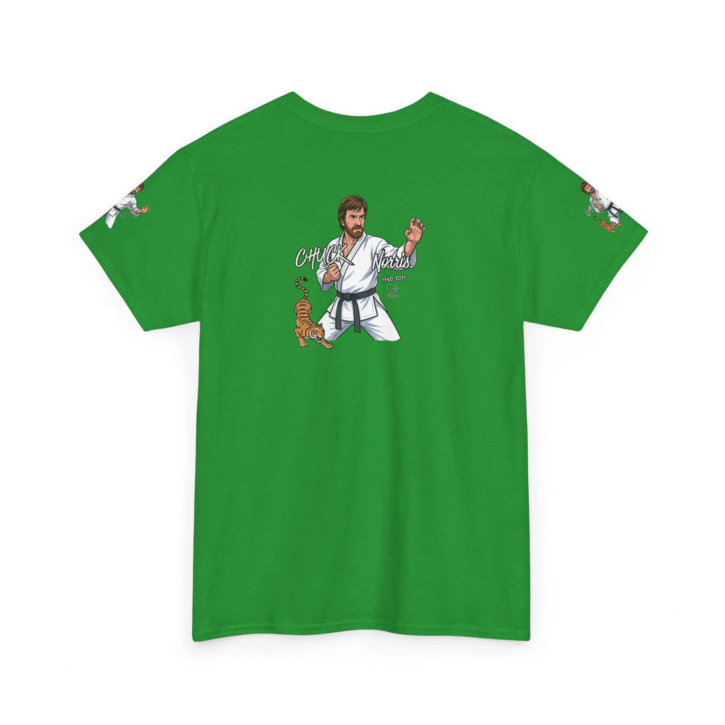 Chuck Norris Karate Pose T-Shirt | Tiger Illustration, Martial Arts Tee by GT