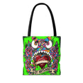Colorful Gape Tattoo Monster Heart Tote Bag Slime Green Designer Edition |