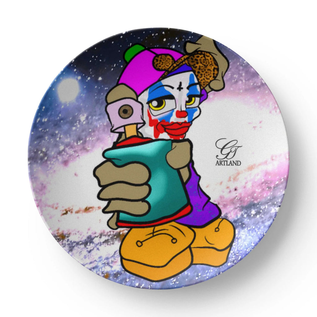 Spray Can Kid #3496 Joker Animal Gleam 10” Plate by GT Artland