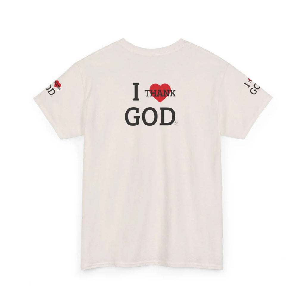 I Thank God Unisex Heavy Cotton Tee by GT Artland