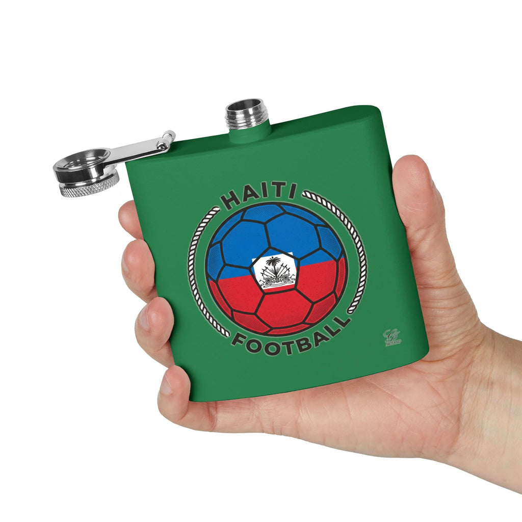 Haitian Football 6oz Stainless Steel Soccer Ball Flask