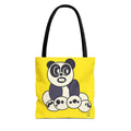 Urban Panda GT Lucky Yellow Designer Tote Bag Designer | All-Over Print by GT