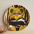 Teddy Bear Holding Heart Animal Edition 10” Plate by GT Artland