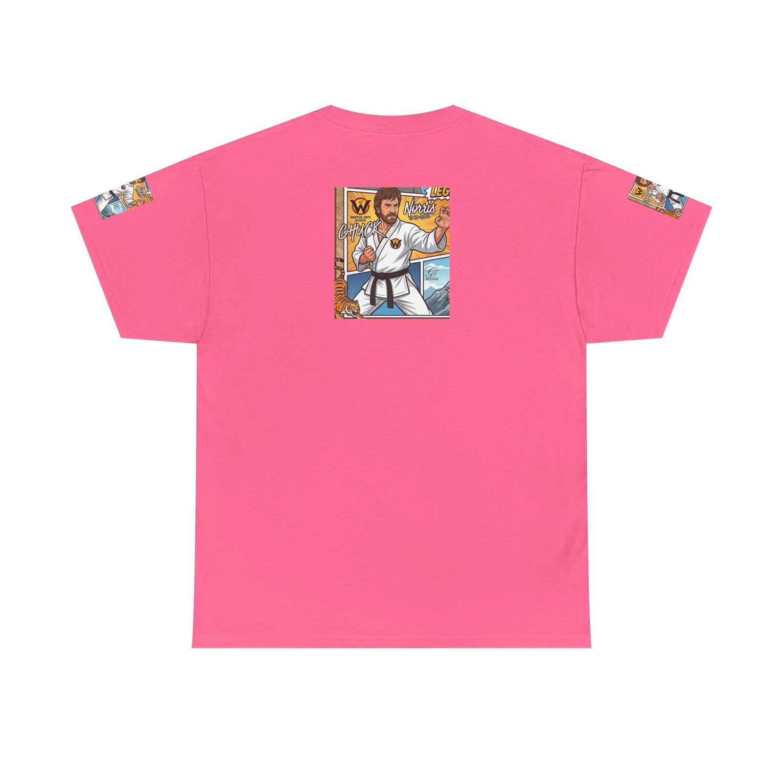 Chuck Norris Legend Karate Master Illustration Tee | Martial Arts Graphic