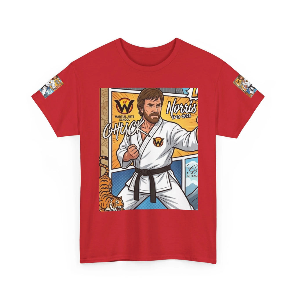 Chuck Norris Legend Karate Master Illustration Tee | Martial Arts Graphic