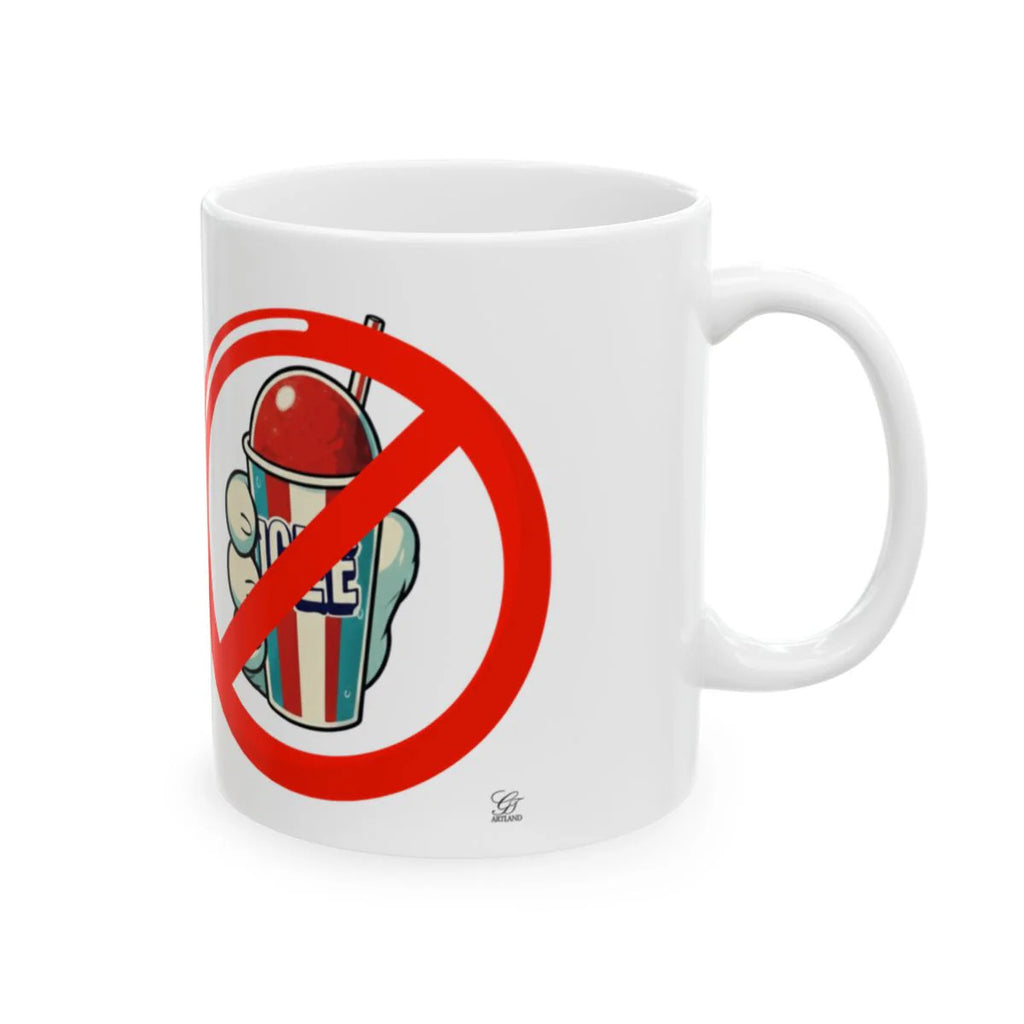 BANN ICE Ceramic Mug, (11oz, 15oz) by GT Artland