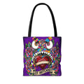 Colorful Gape Tattoo Monster Heart Tote Bag Designer Purple Haze Edition |