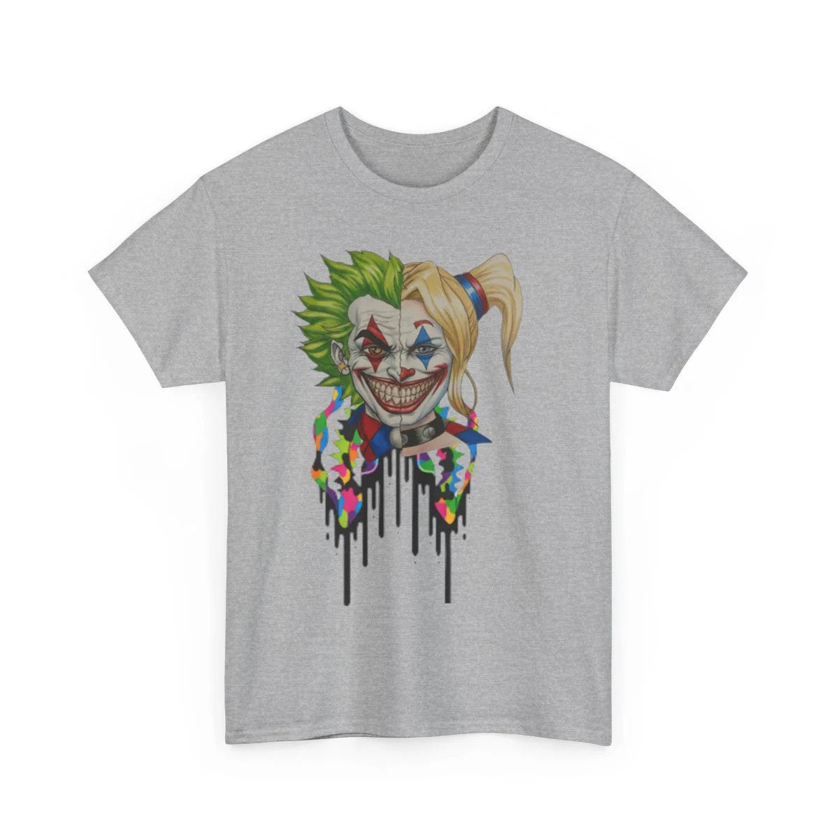 Joker n harley 2 face gape drip designer Unisex Heavy Cotton Tee BY GT ARTLAND