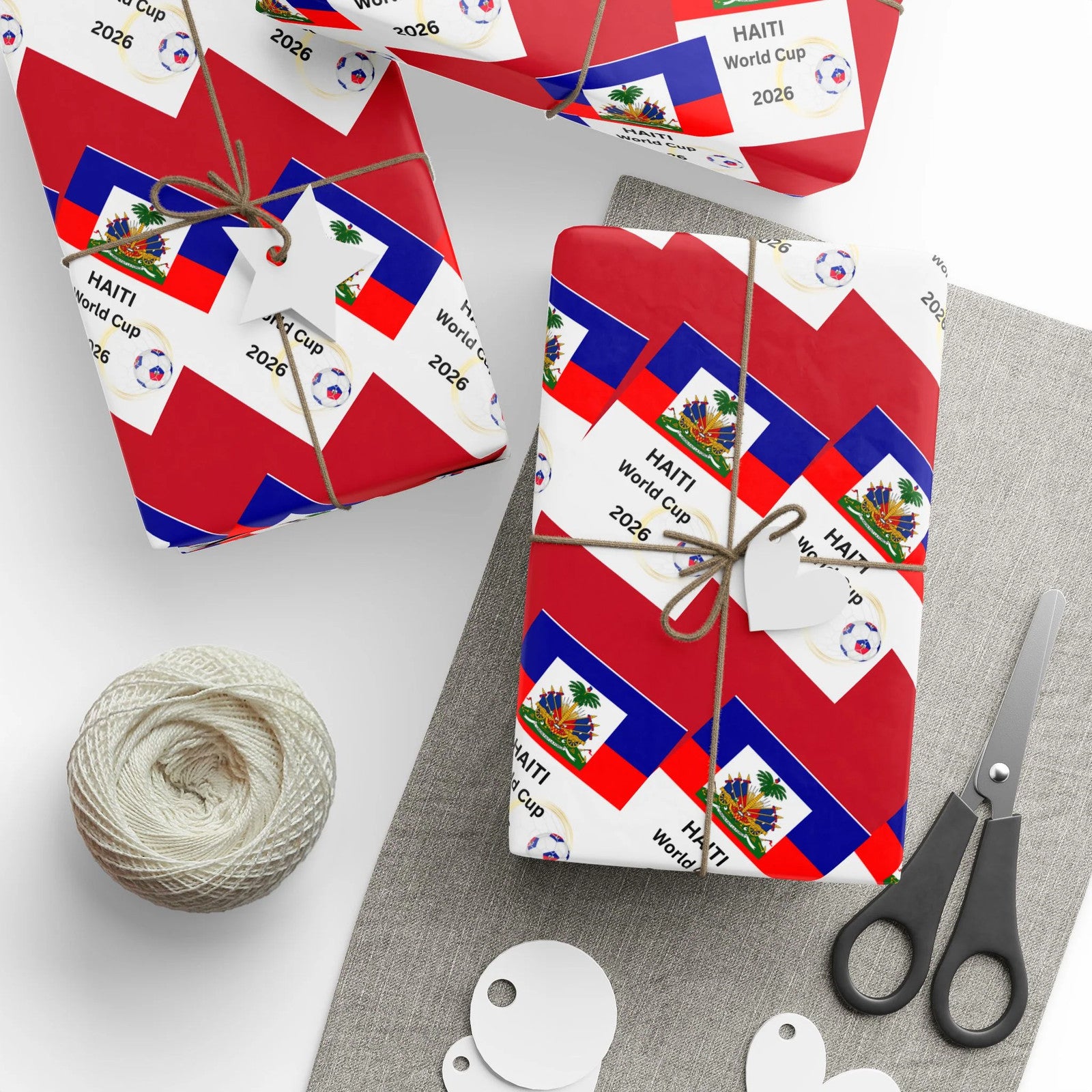 Haiti World Cup 2026 Soccer Wrapping Paper