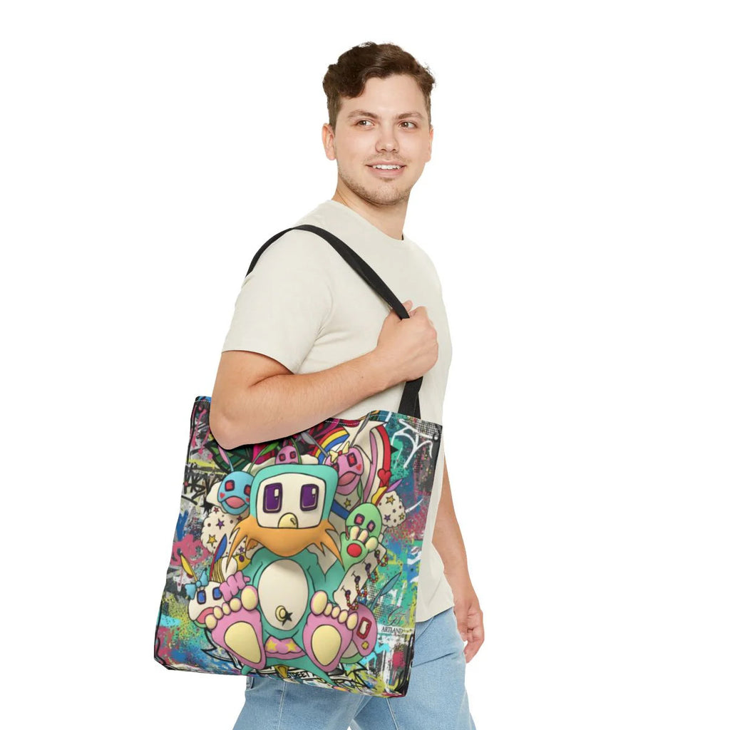 Poon Urban Designer Splash Tote Bag Designer | All-Over Print by GT Artland