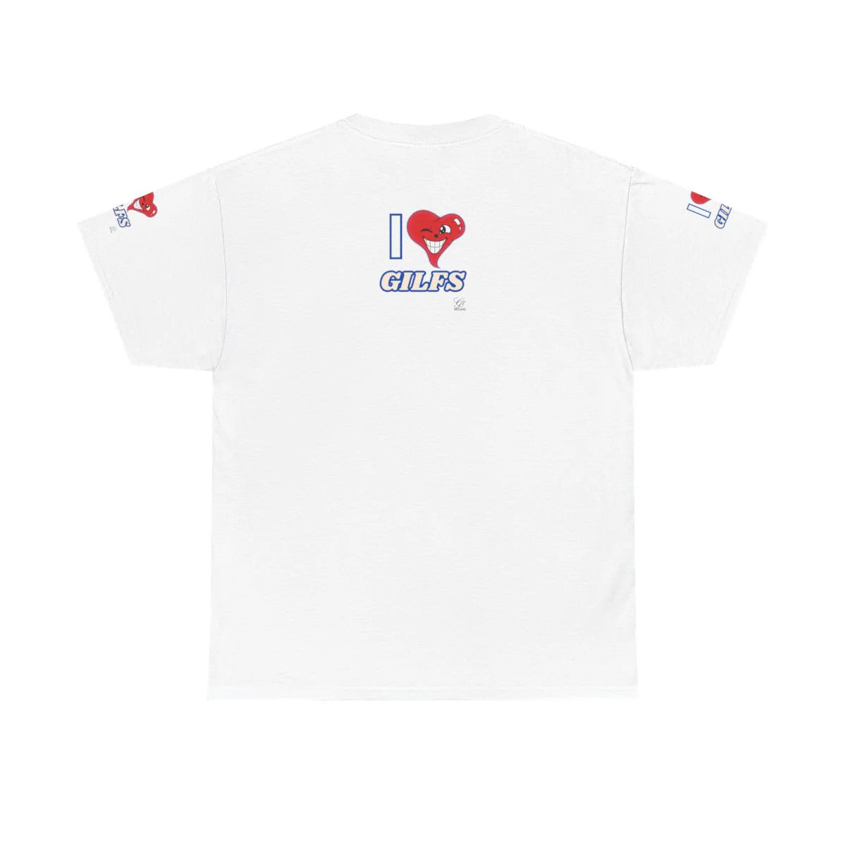 I LOVE Heart GILFS Designer Heart Unisex Heavy Cotton Tee by GT Artland